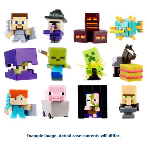 Minecraft Collectible Figures Wave 7 Singles Case